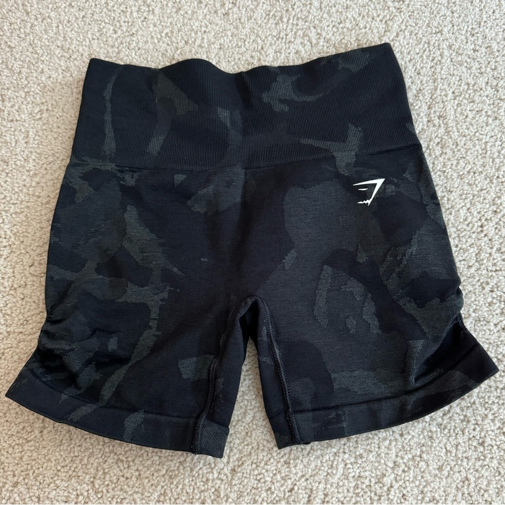 Gym Shark Adapt Camo Seamless Biker Shorts